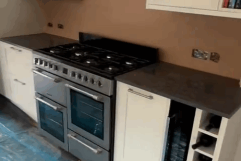 Kitchen Walls Plastered in Selby