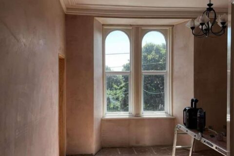 Living Room Plastered in Selby